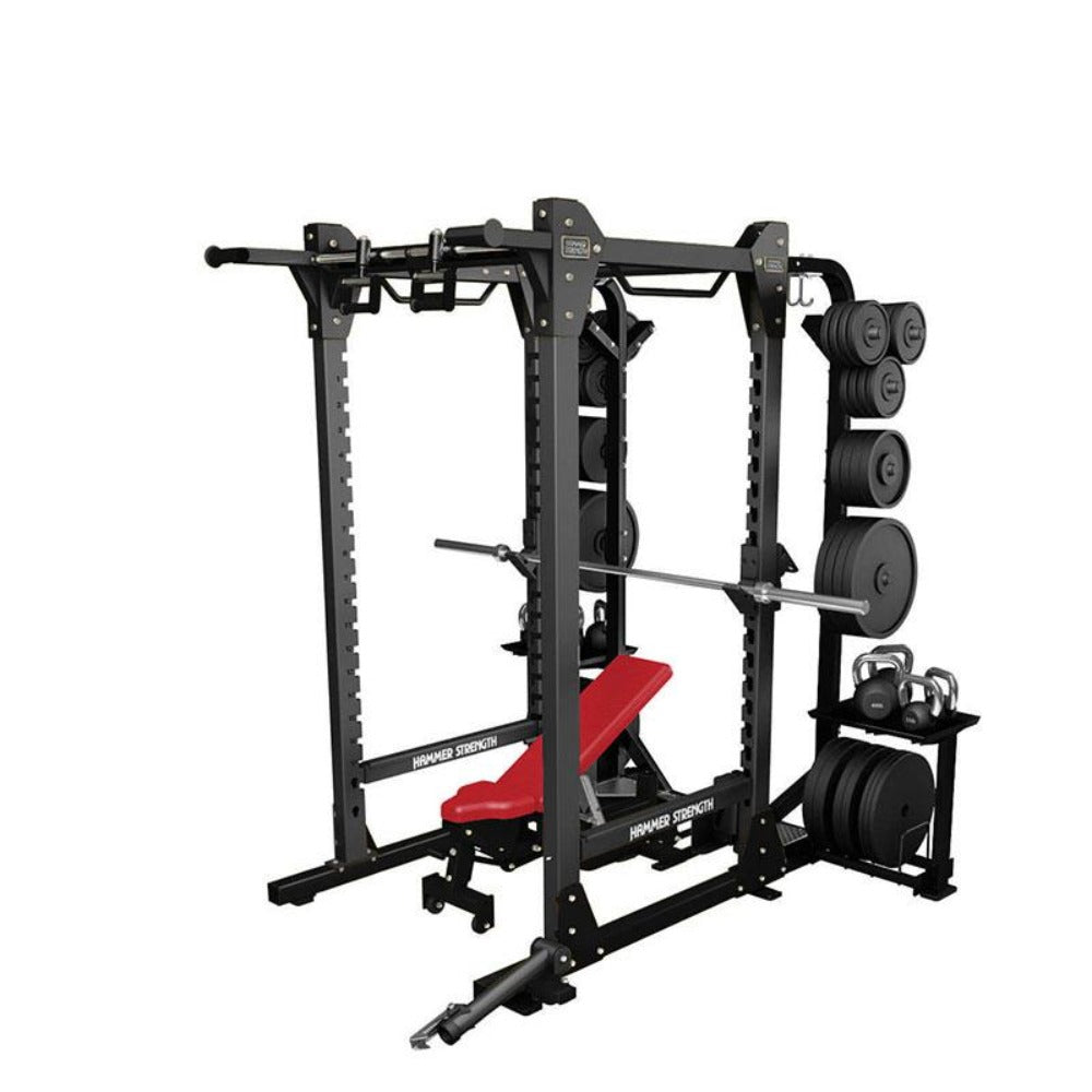 Hammer Strength Free Weight HD Elite Power Rack w Platform