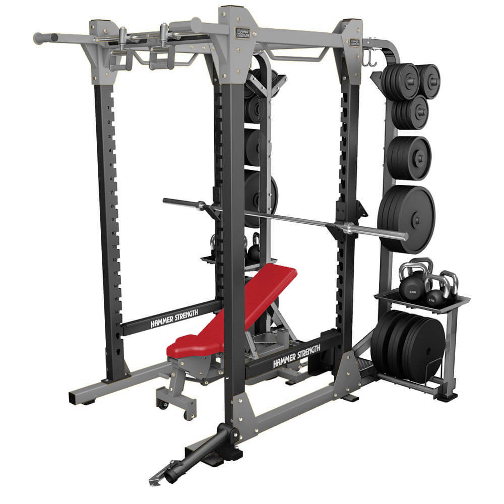 Hammer Strength Free Weight HD Elite Power Rack w Platform – El Source