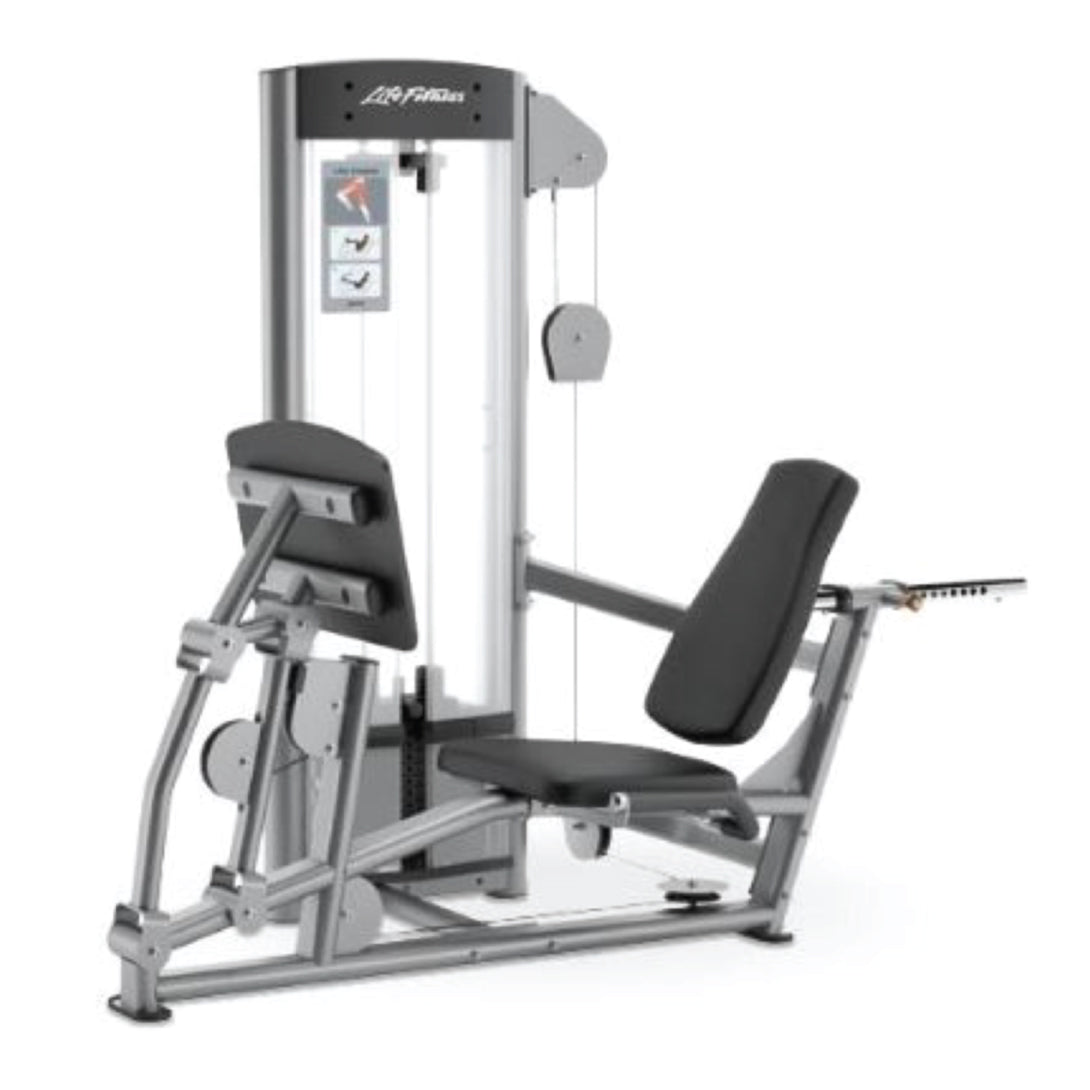 Leg Press Sitting Down Exercise Machine Life Fitness Optima Series