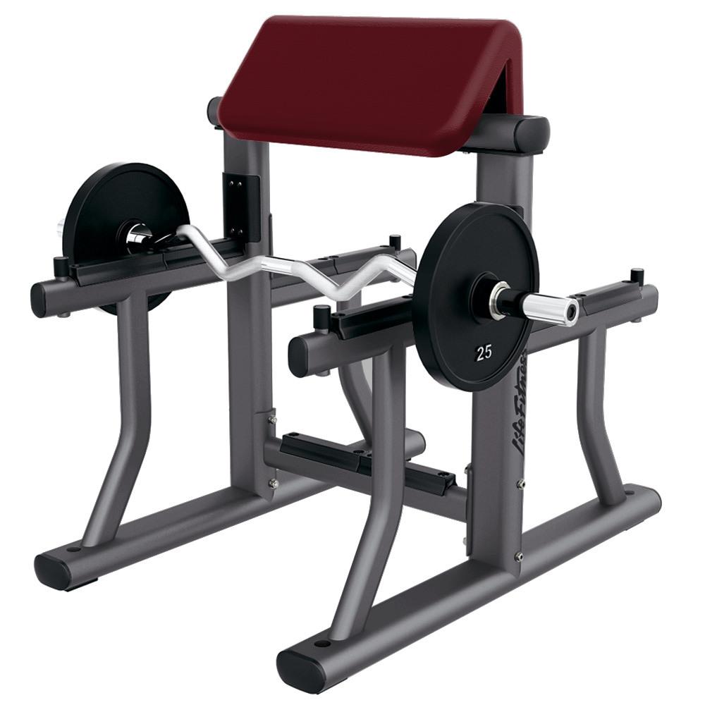 Life Fitness Signature Standing Preacher Curl Bench